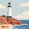 11" x 11" Coastal Lighthouse Canvas Painting Kit by Craft Smart®